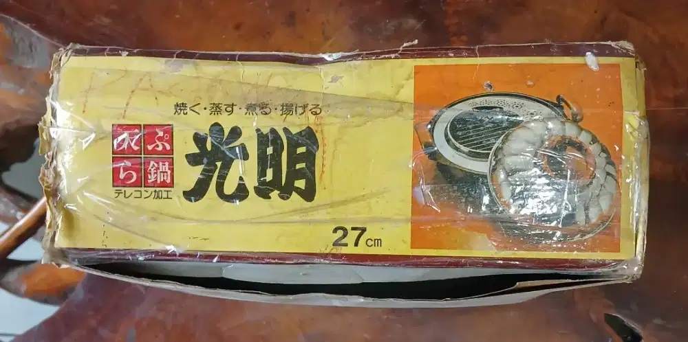 Panci serbaguna Asli Japan u kukus dan goreng tempura dll bahan tebal