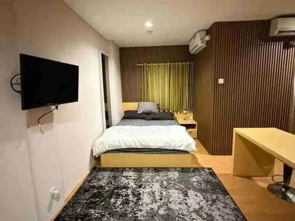 GUNAWANGSA MANYAR SHMSRS ‼ Apartemen 2BR jadi 1 BR Full Furnish Tengah Kota Surabaya