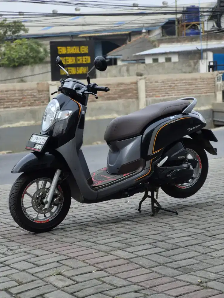 Honda New Scoopy 2017 KM 76 Ribu Harga 13 Juta Siap Pakai