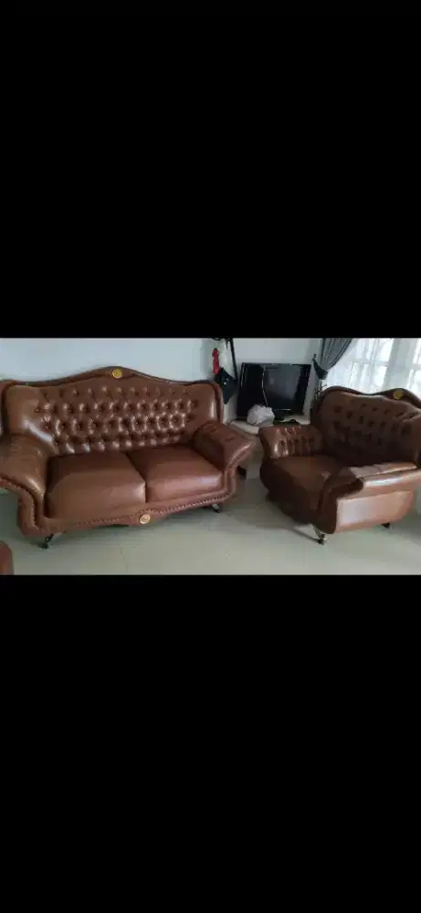 Jual promo kursi dan meja sofa kayu sejati