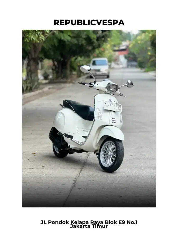 JUAL VESPA SPRINT 150 IGET ABS THN 2019 PERFECT CONDITION