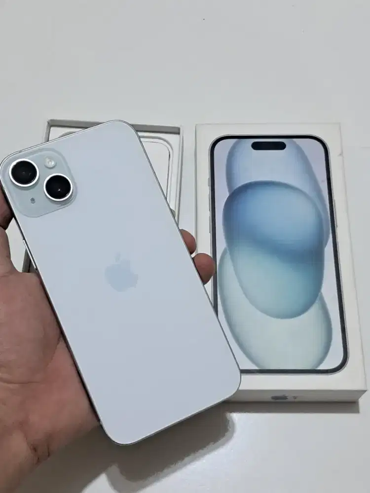 iPhone 15 plus 128gb fullset mulus no minus