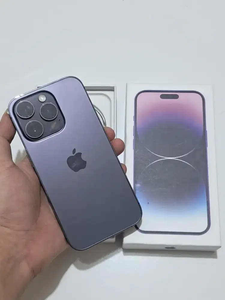 iPhone 14 pro 128gb fullset mulus no minus