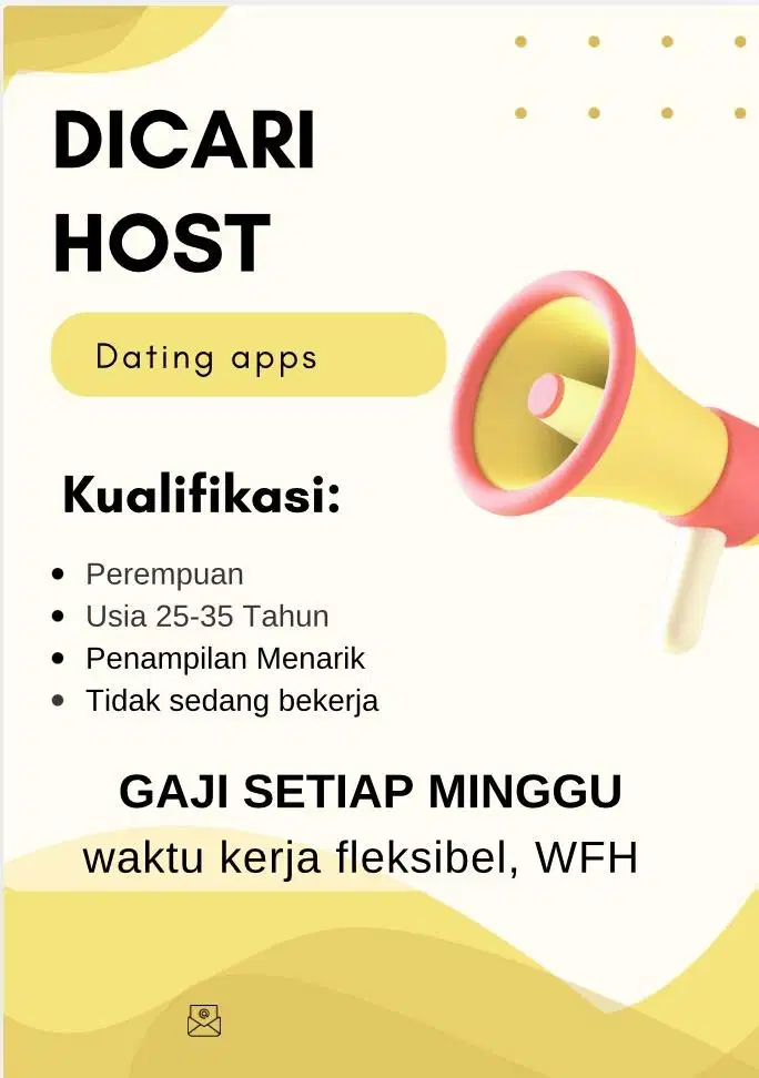 Lowongan kerja host dating apps