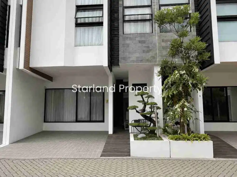 Rumah 2 lantai konsep scandinavian split level di Serua Ciputat Tangerang Selatan