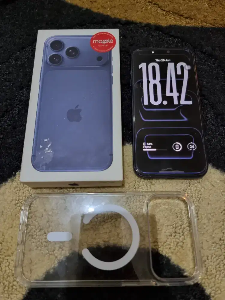 Iphone 17 promax 256gb blue all operator 5G fullset resmi DIGIMAP ID/A