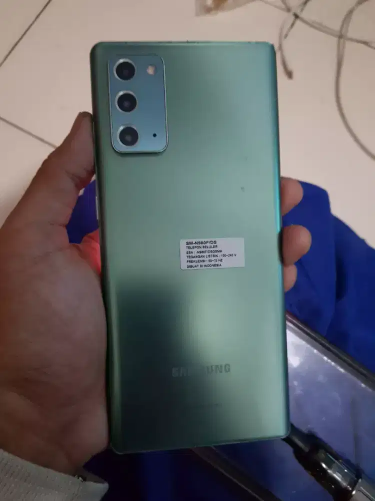 Samsung note 20 resmi sein unit hp only murmer normal