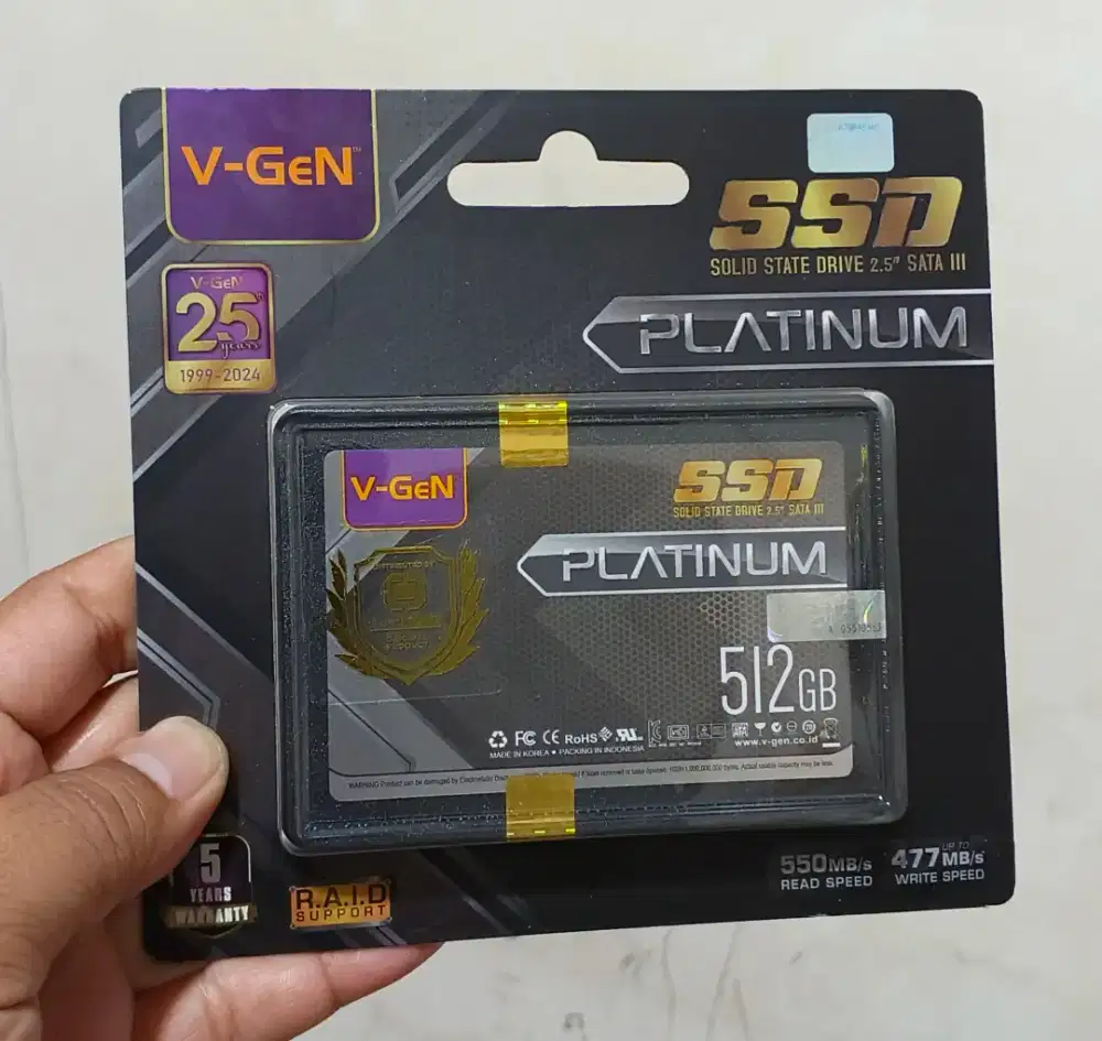 SSD 512GB V-Gen Platinum New