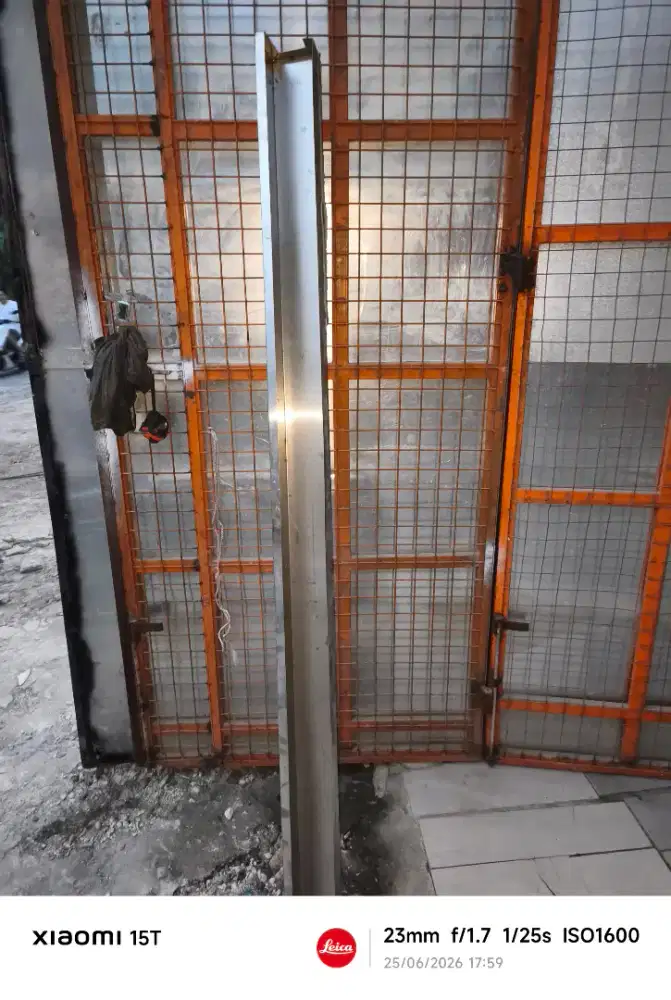 BAHAN PLAT STAINLESS 2 MTR X 10 CM X 0,7 MM