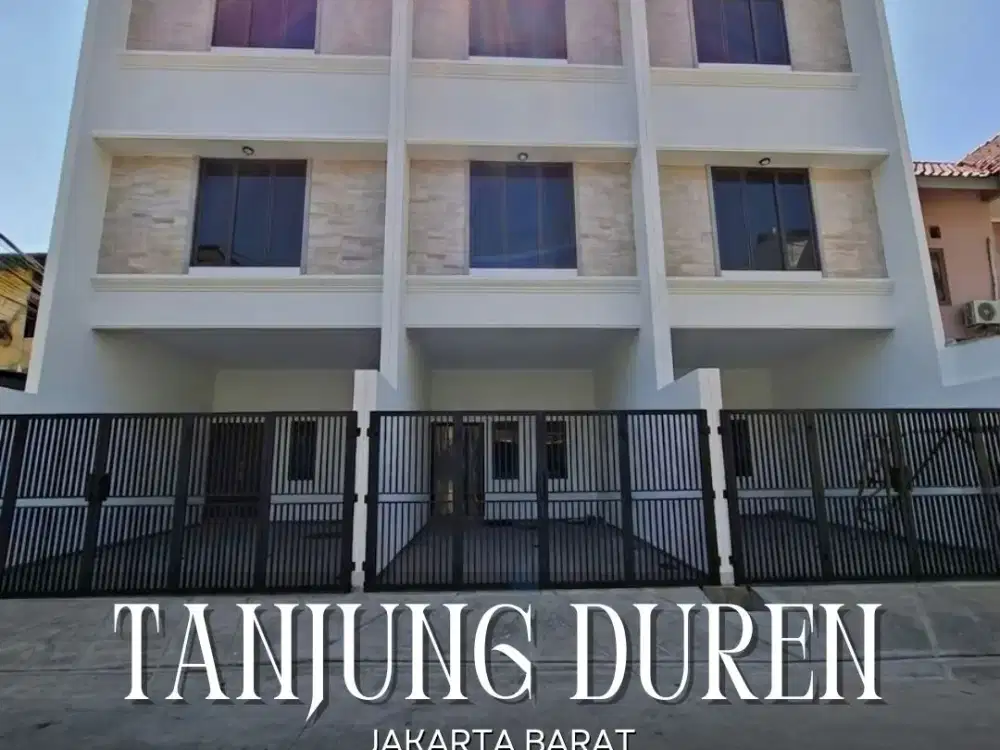 DIJUAL CEPAT ADA 3 UNIT BRAND NEW HOUSE DI TANJUNG DUREN JAKARTA BARAT