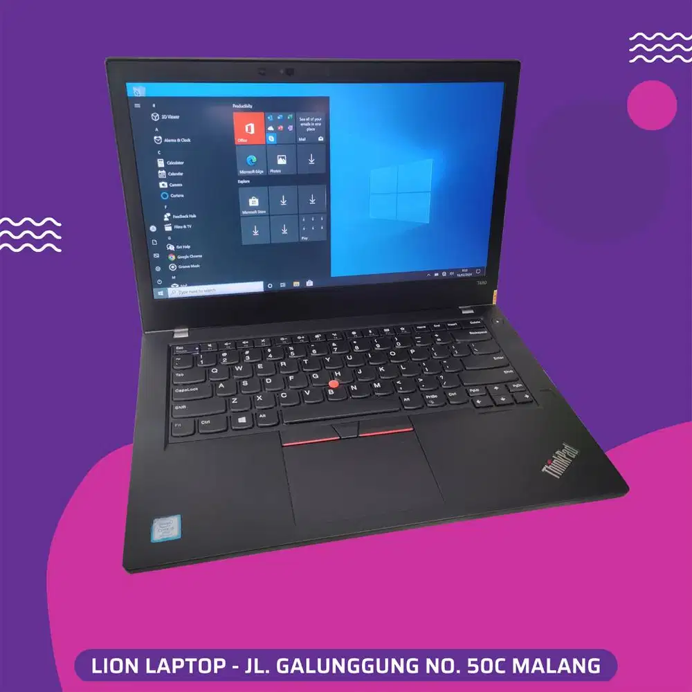 RAM 8GB Core i5 gen 8 Lenovo Thinkpad T480 [25|06]