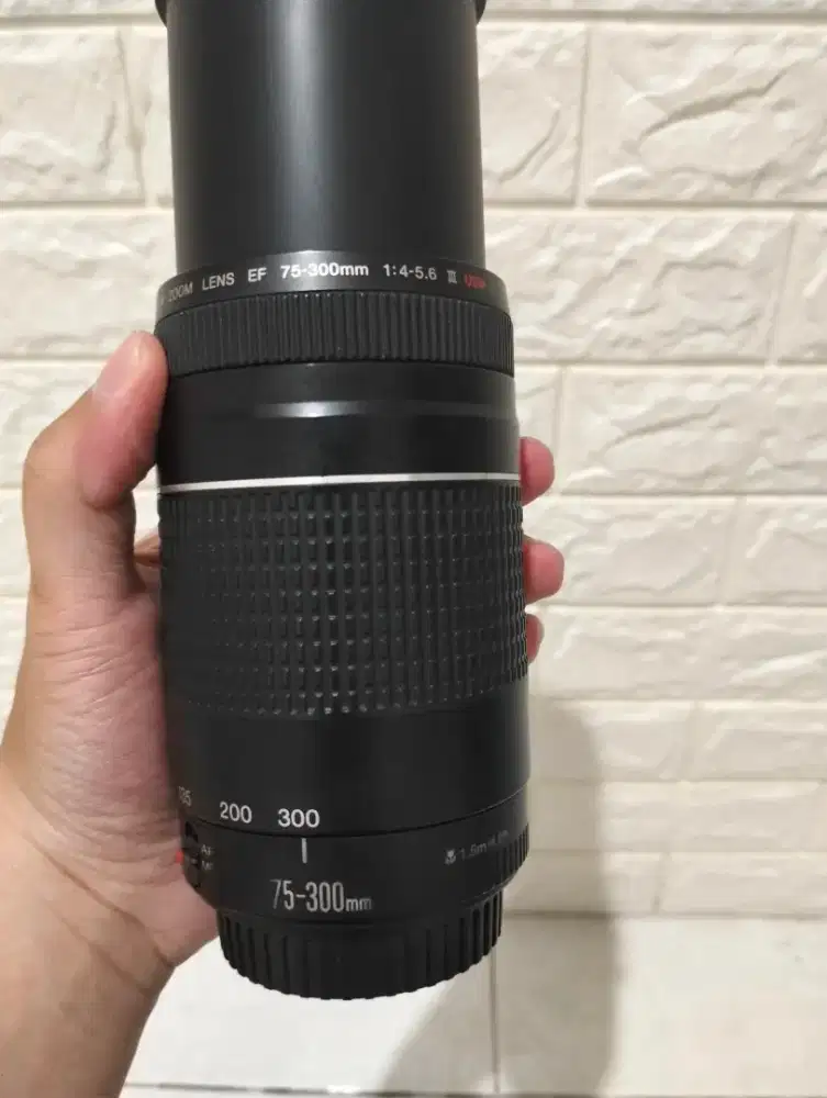 LENSA CANON 75-300MM III USM NO BOX
