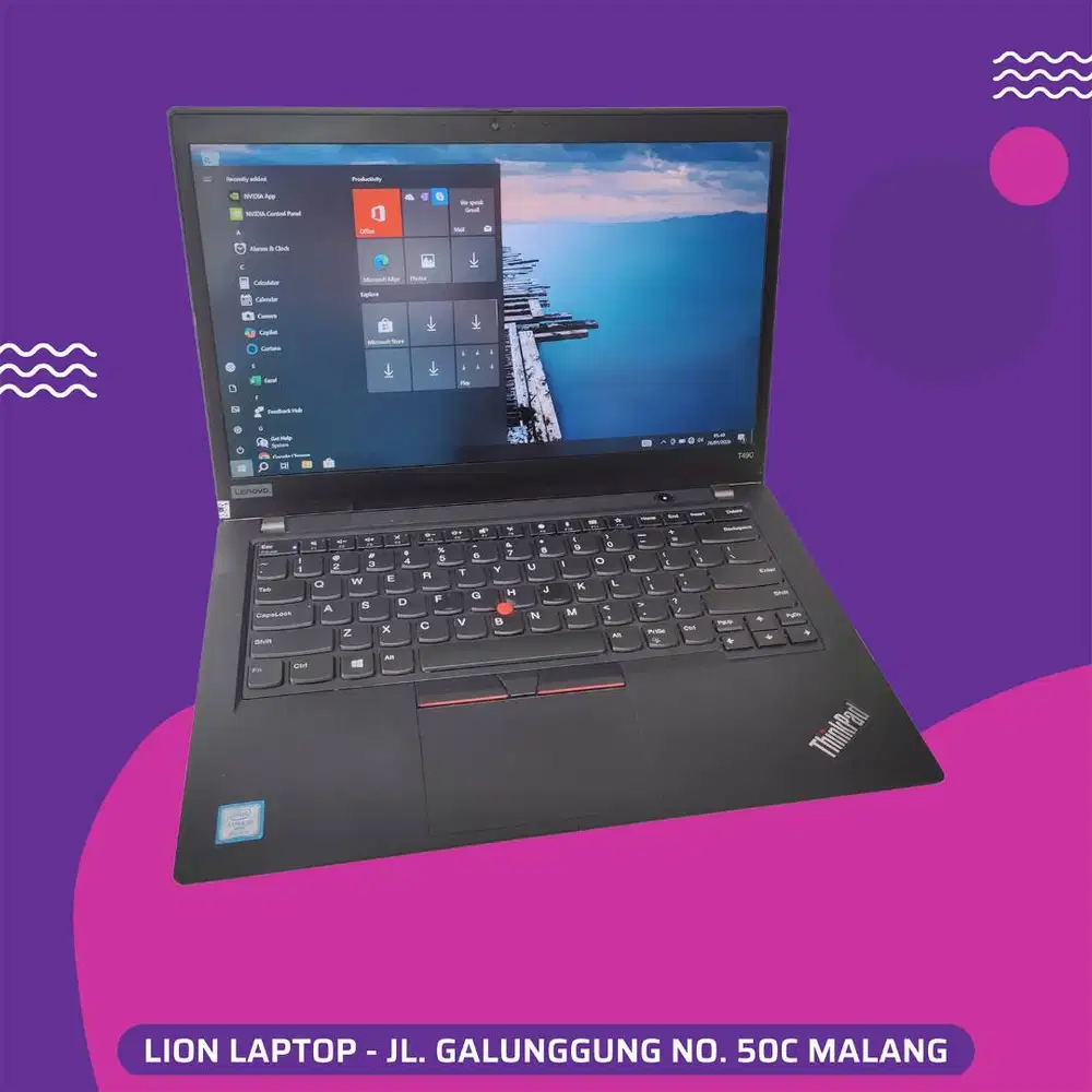 Double VGA NVIDIA Core i5 8/256 Slim Lenovo Thinkpad T490 [25|06]
