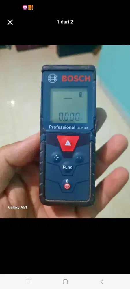 Meteran laser merk bosch