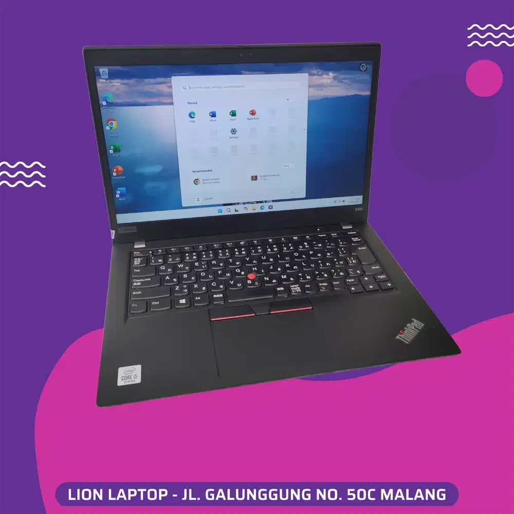 i5 GEN 10 Murah RAM 8GB Lenovo Thinkpad X390 [25|06]