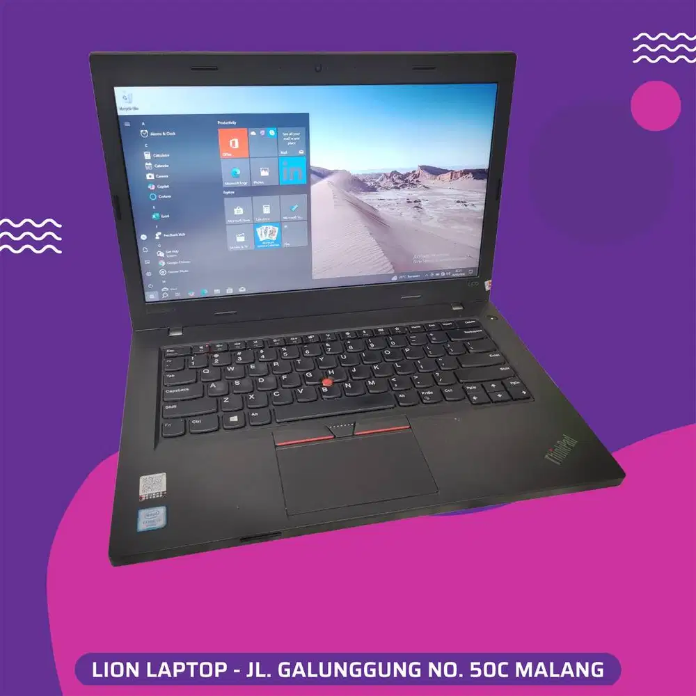Double VGA Core i5 RAM 8 SSD Lenovo Thinkpad L470 [25|06]
