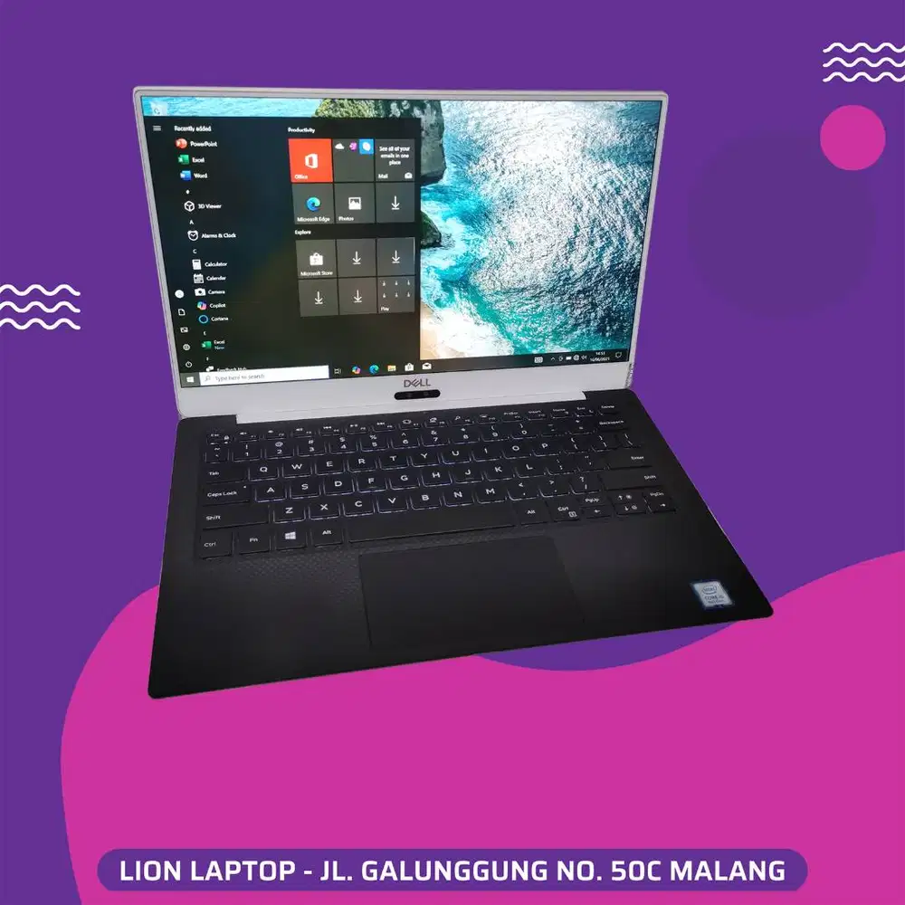 Slim & Ringan Core i5 RAM 8 SSD 256 DELL XPS 13 9370 [25|06]