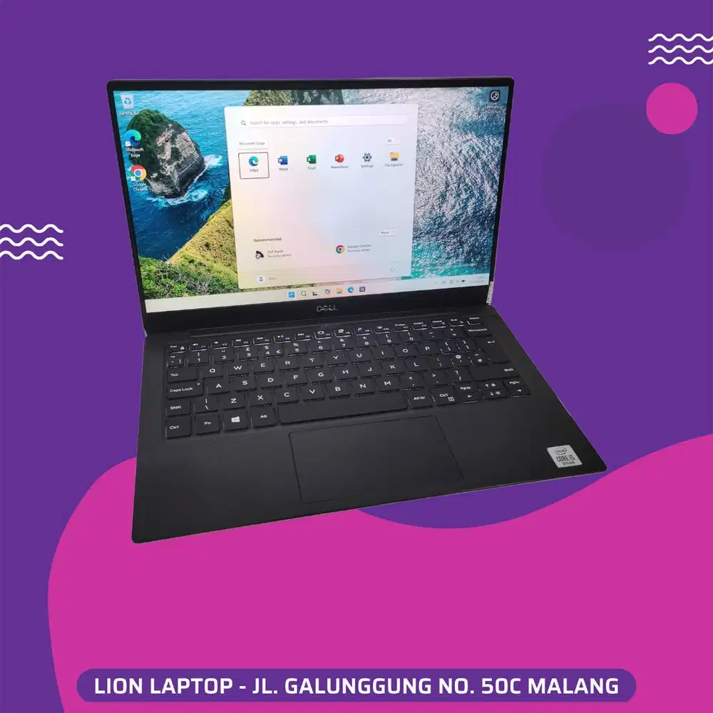 Slim & Ringan Core i5 gen 10 RAM 8 SSD 256 DELL XPS 13 7390 [25|06]