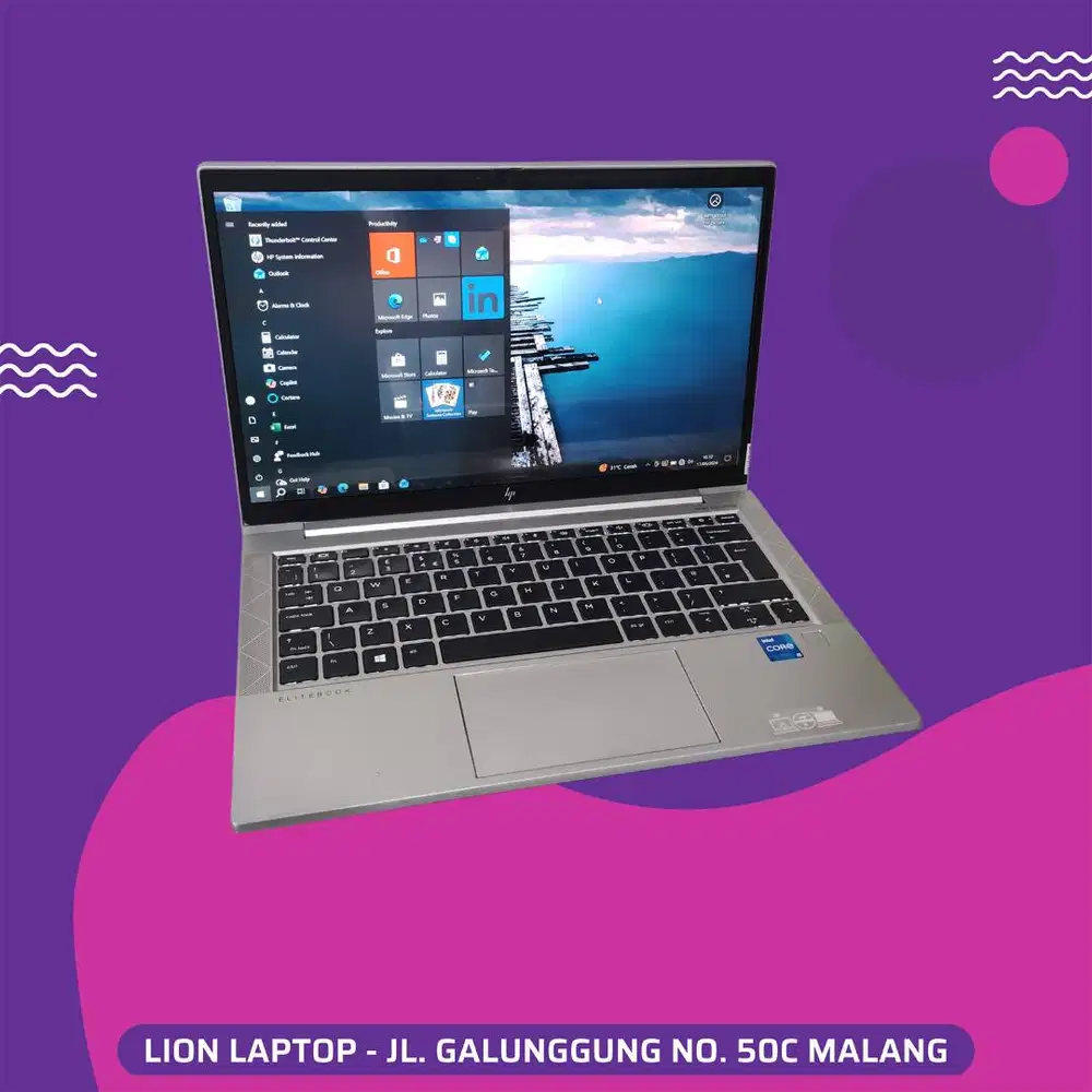 Alumunium Body Core i5 Gen 11 8/256 Slim HP Elitebook 830 G8 [25|06]
