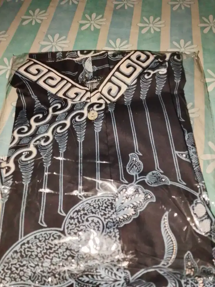Baju batik cewe lengan pendek