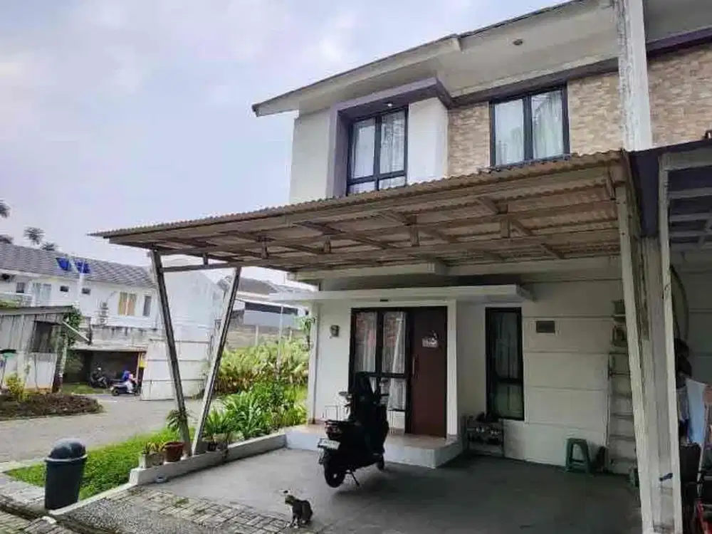 Rumah Hook 2 Lantai Semi Furnished di Dalam Cluster, Siap Huni
