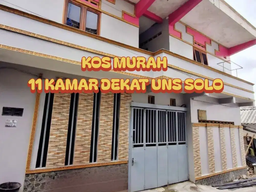 JUAL KOST FULL PENGHUNI DEKAT KAMPUS UNS SOLO