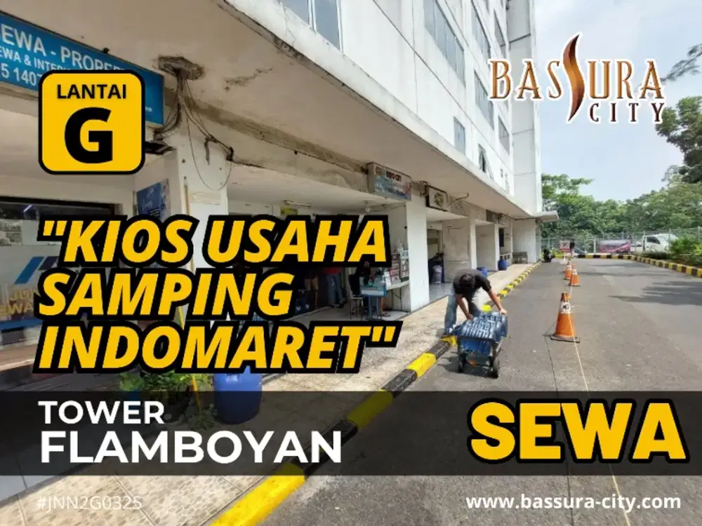 SEWA Kios Usaha Samping INDOMARET Tower F Apartemen Bassura City