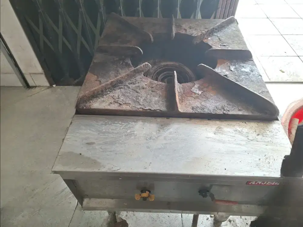 Kompor gas kuah stock pot medium pressure