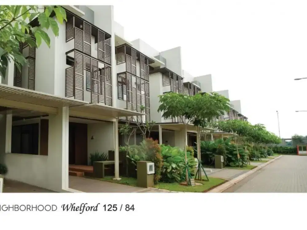 Rumah Greenwich murah semi Furnished