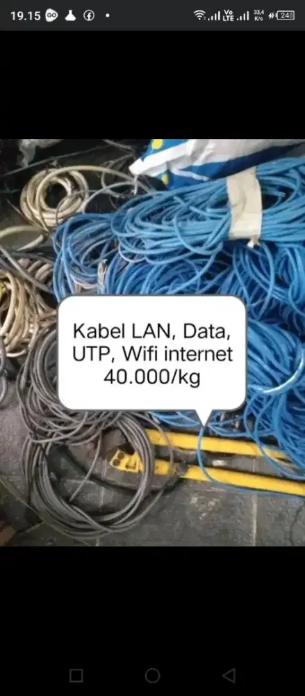 Terima kabel bekas