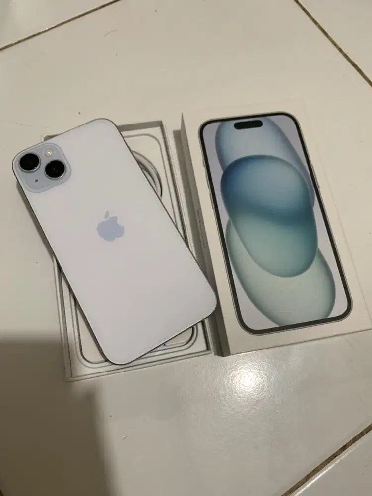 Iphone 15 plus 128gb fullset mulus no minus