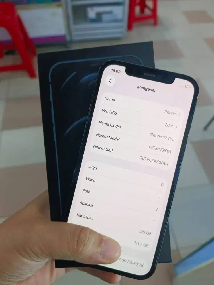 IPHONE 12 PRO 128GB SECOND IBOX