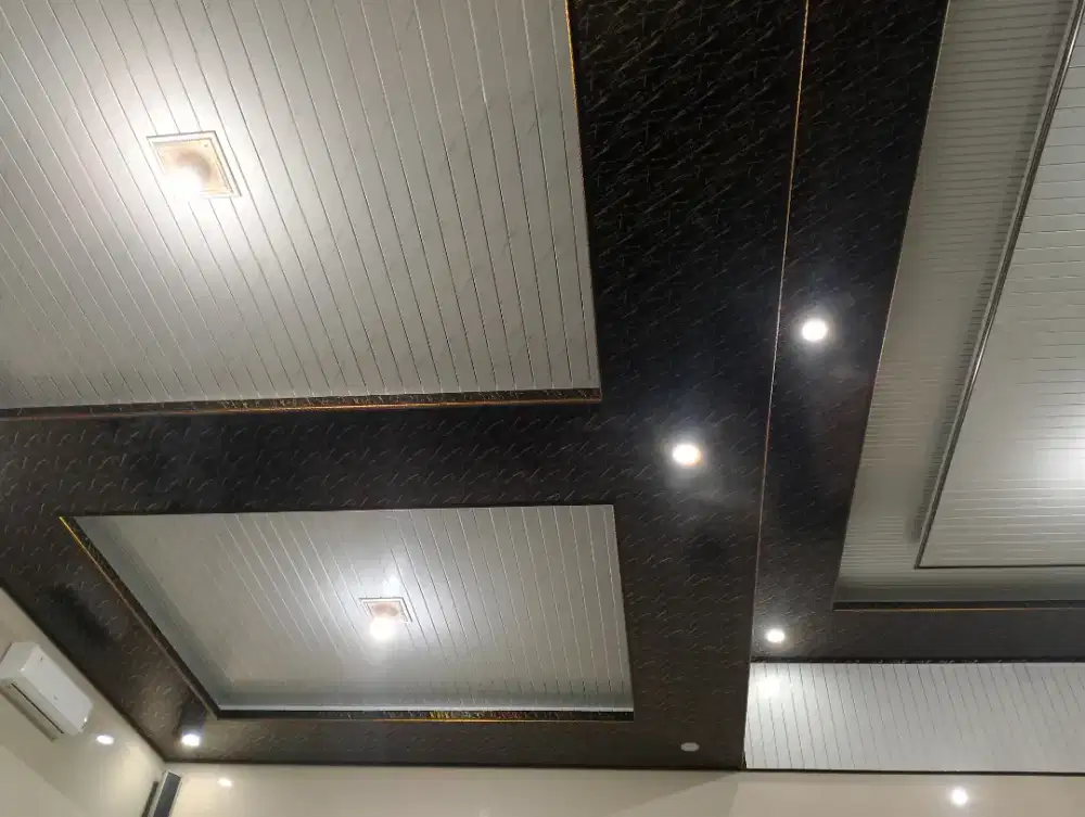 Plafon pvc dan plafon gypsum