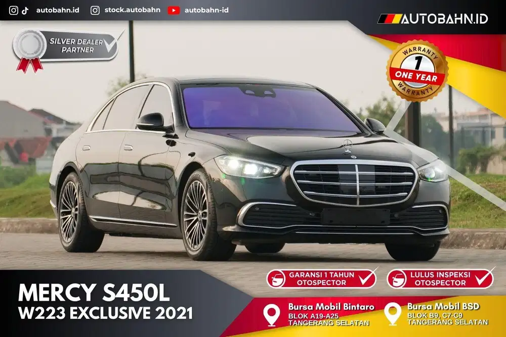 Rasa Baru! All New Mercedes Benz S450L Exclusive 2021 Black gle450 x7