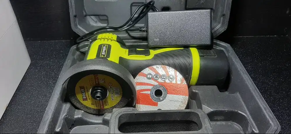 Angle Grinder, Gerinda Baterai ZPER 16.8v