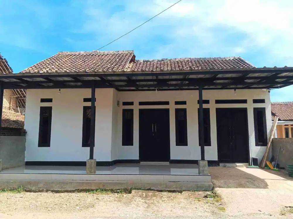 rumah kampung minimalis pinggir jalan surat SHM