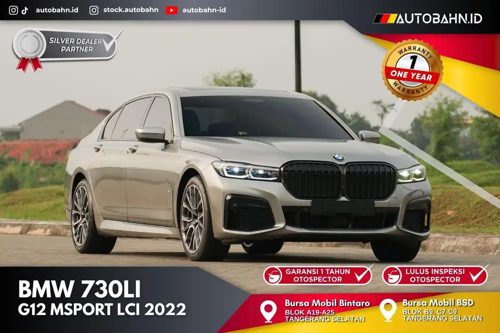 MINGGIR! BMW 730Li Facelift M Sport 2022 Full Options 740li 530i s450l