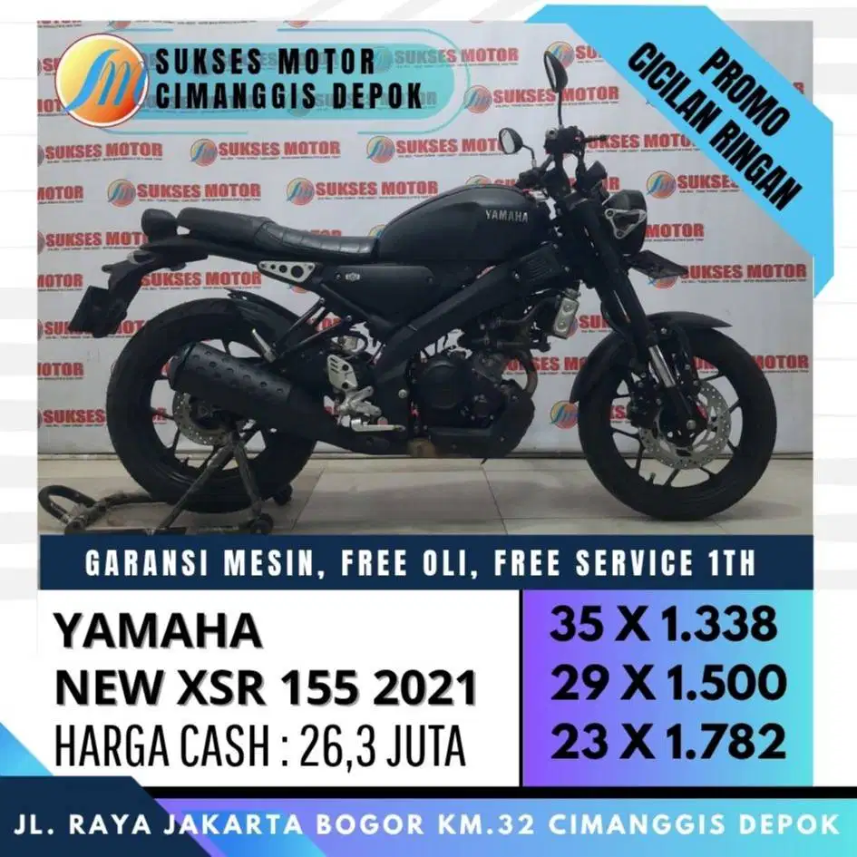 NEW XSR 155 2021 MULUS KUNCI 2 UNIT ISTIMEWA CASH KREDIT
