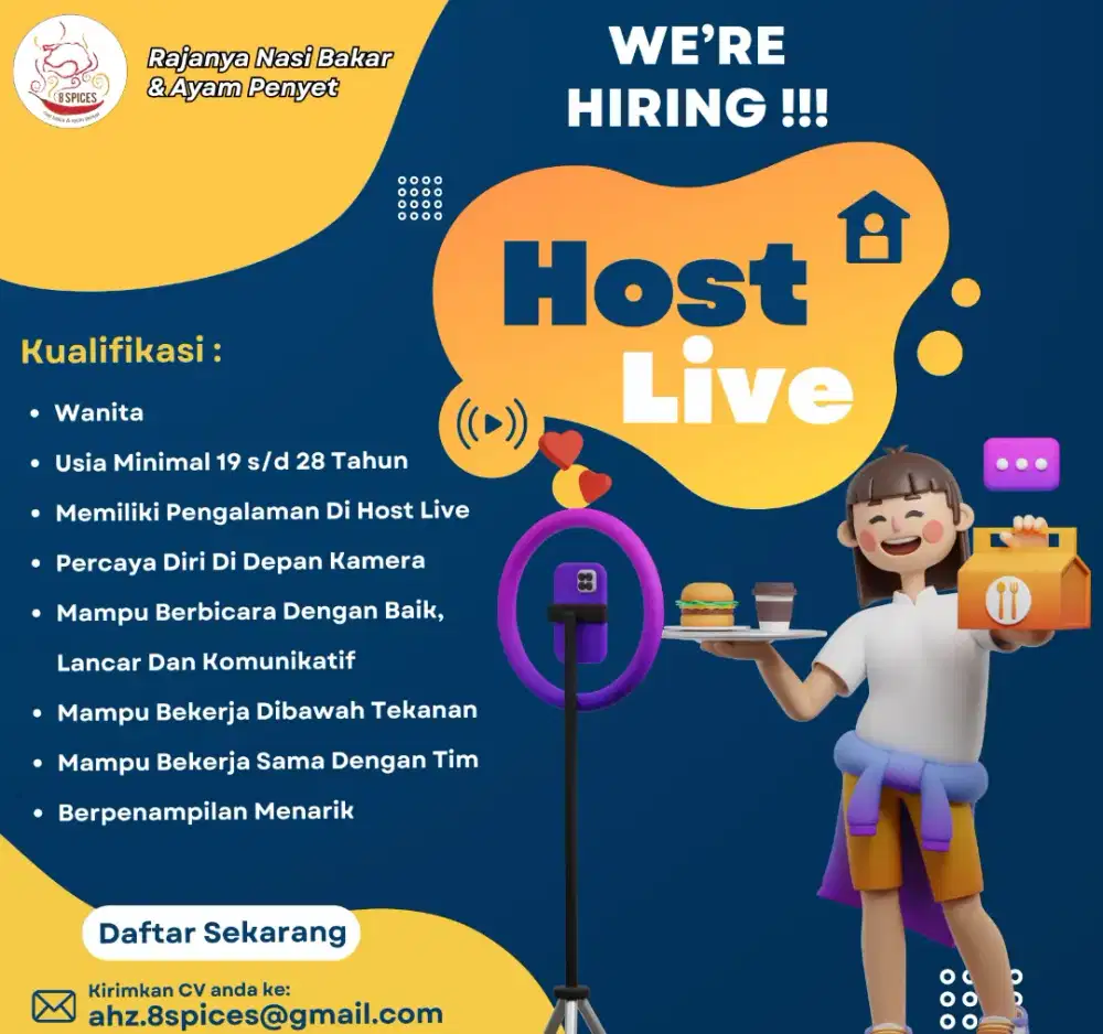 Host Live Full Time