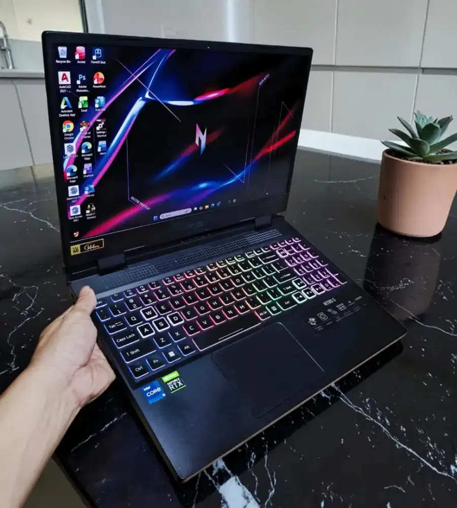 Laptop Gaming Acer Nitro Core i5 Gen 12 Ram 16/512gb Ssd Vga Rtx COD