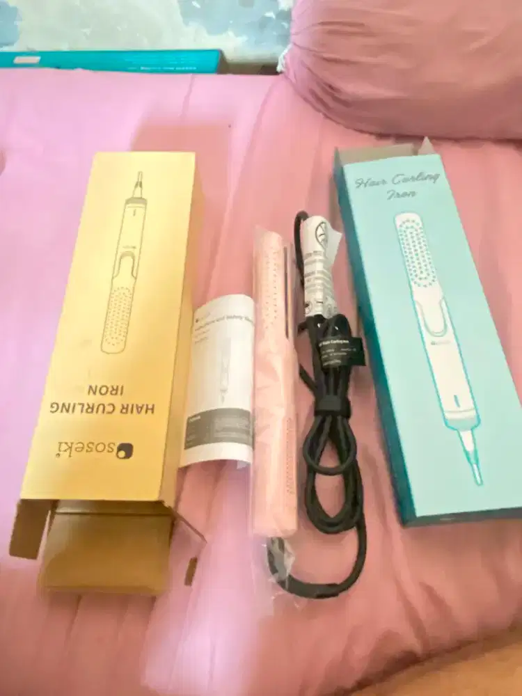 Catokan rambut merk soseki hair curling