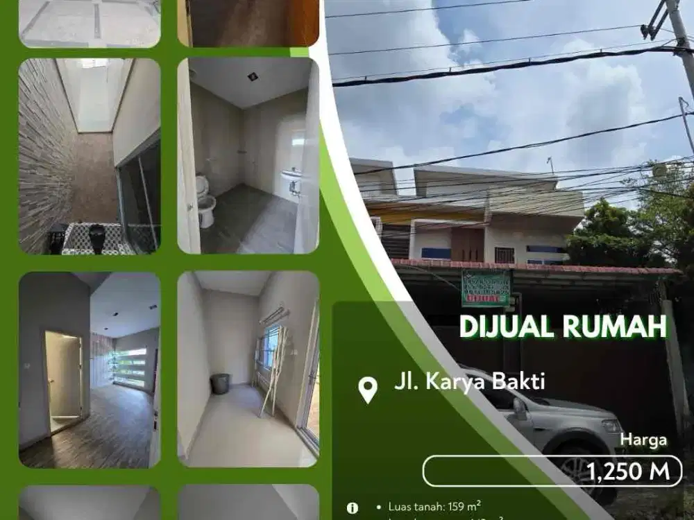 Dijual Rumah Daerah Karya Bakti Pekanbaru Kota!