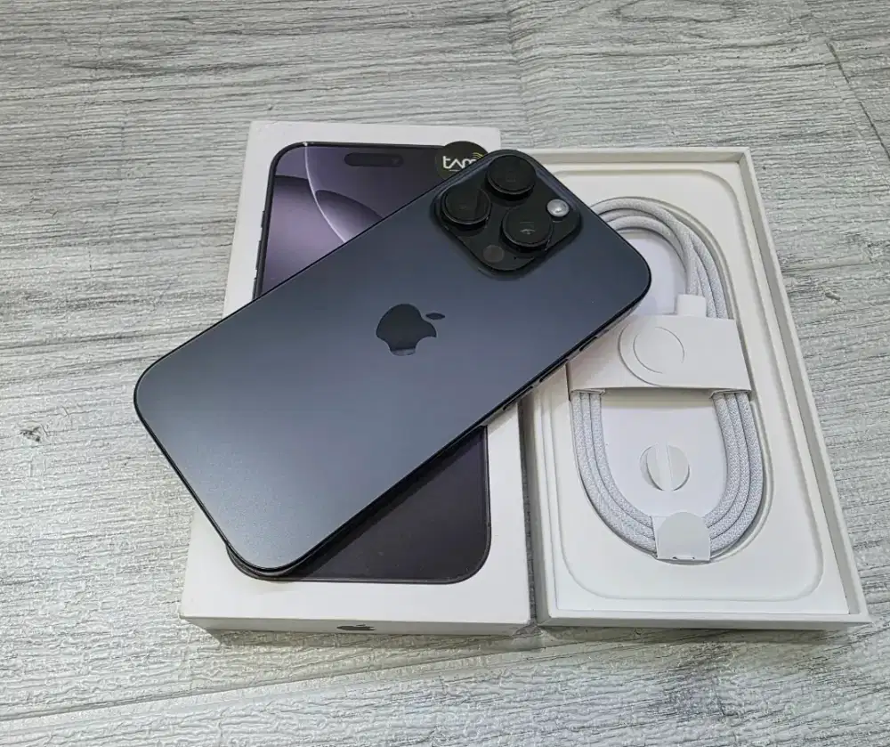 IPHONE 16 PRO 512GB BLACK SECOND RESMI IBOX MULUS