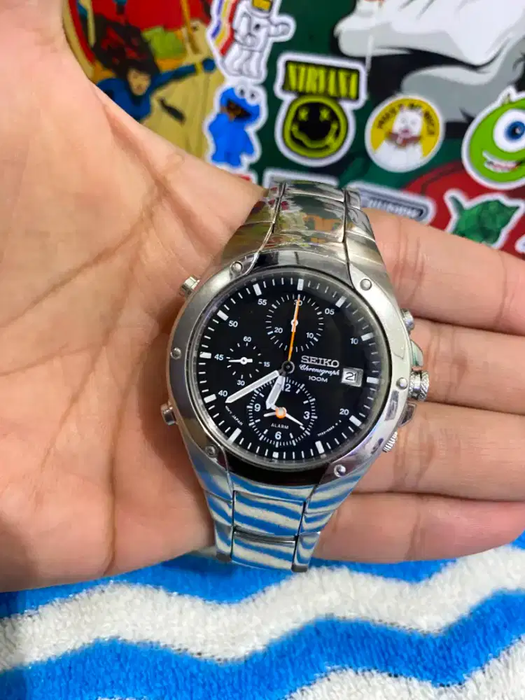 Seiko Sportura 7T32-6N00 Chronograph 100M Vintage Original