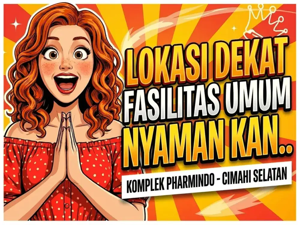 SEWA RUMAH DI KOMPLEK PHARMINDO, CIJERAH, MELONG, CIMAHI SELATAN.