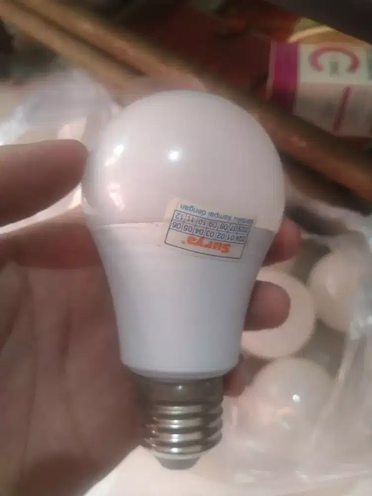 Borongan Lampu LED 7w & Fitting