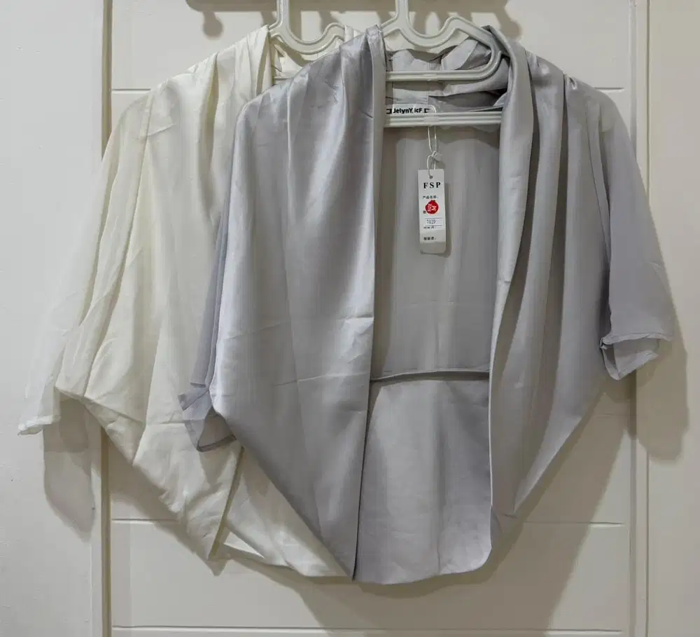 SALE Outer Silk Satin Chiffon