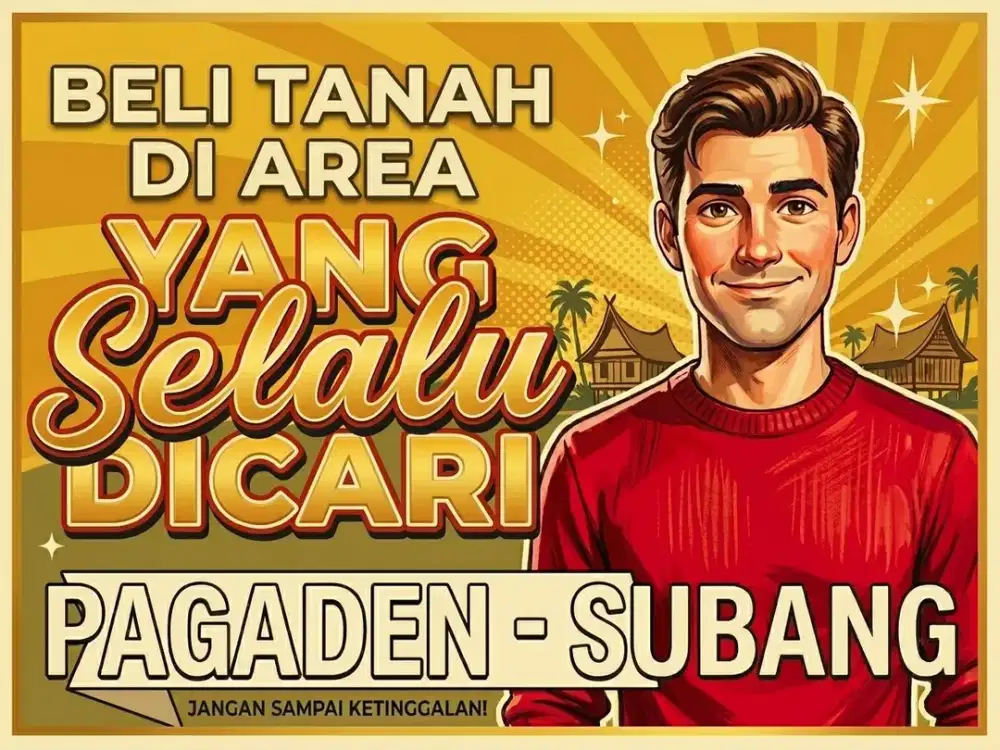 JUAL TANAH DI PAGADEN, SUBANG, JAWA BARAT.