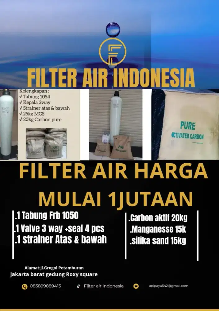 Jasa pemasangan filter air ,ganti media