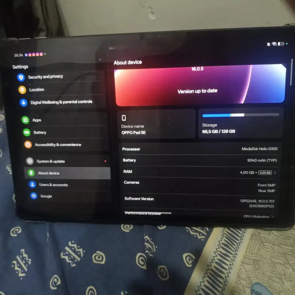 Tab Oppo Pad 2 Masih Mulus